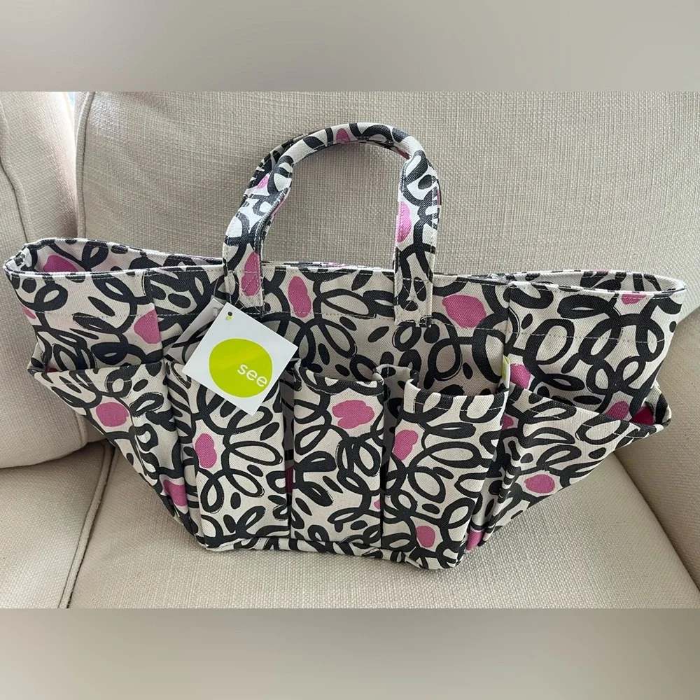 See Design Chubby Cubby Wired Pink/Black, NWT